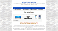 Desktop Screenshot of belilaptopbekas.com
